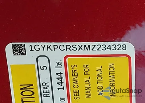 2021 Cadillac Xt6 Fwd Premium Luxury из США, поврежденный, VIN 1GYKPCRSXMZ234328